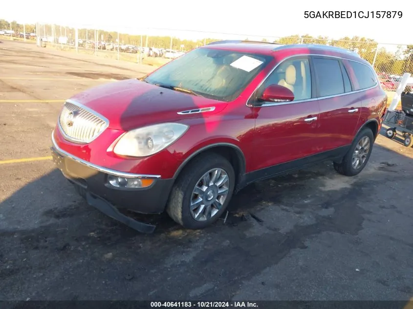 2012 Buick Enclave Convenience VIN: 5GAKRBED1CJ157879 Lot: 40641183