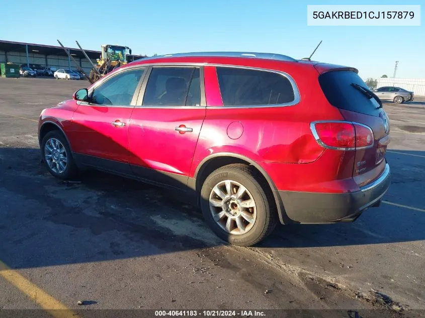 2012 Buick Enclave Convenience VIN: 5GAKRBED1CJ157879 Lot: 40641183