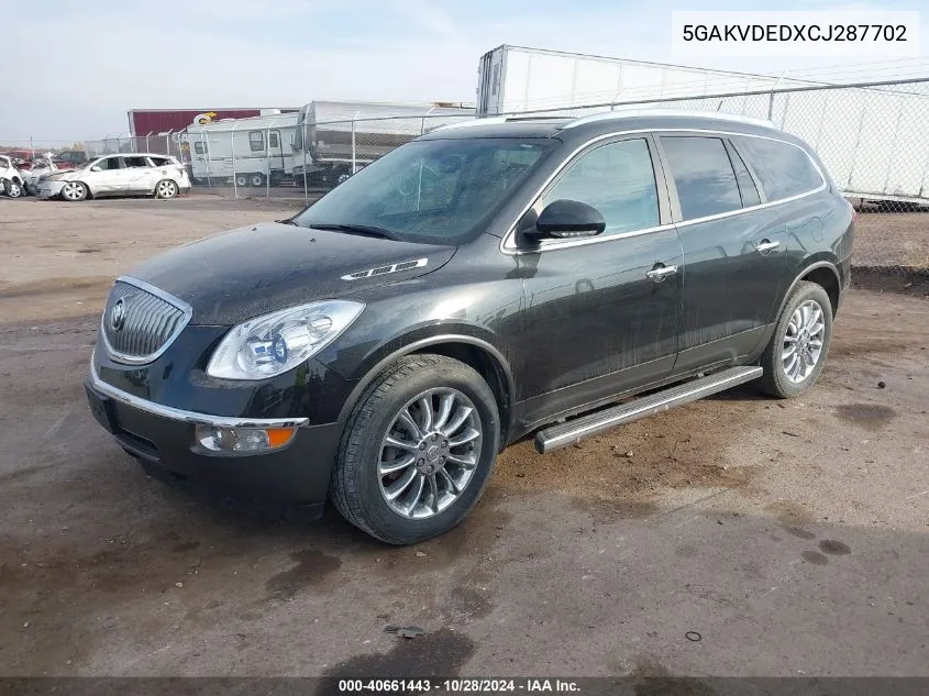 2012 Buick Enclave Premium VIN: 5GAKVDEDXCJ287702 Lot: 40661443