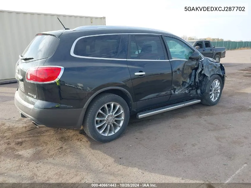 2012 Buick Enclave Premium VIN: 5GAKVDEDXCJ287702 Lot: 40661443