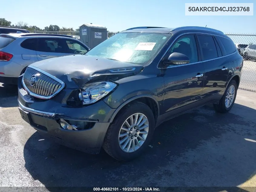 2012 Buick Enclave Leather VIN: 5GAKRCED4CJ323768 Lot: 40682101