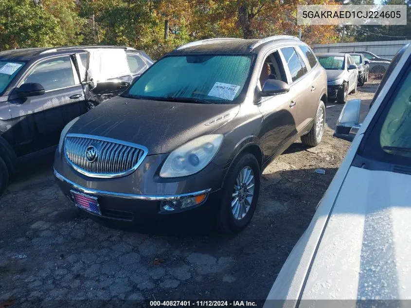 5GAKRAED1CJ224605 2012 Buick Enclave