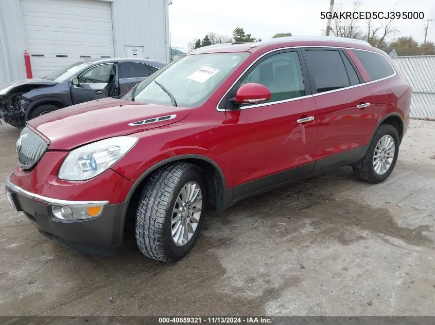 2012 Buick Enclave Leather VIN: 5GAKRCED5CJ395000 Lot: 40859321