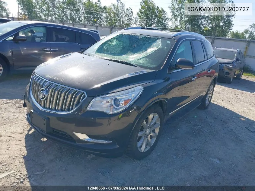 2013 Buick Enclave VIN: 5GAKVDKD1DJ200727 Lot: 12040558