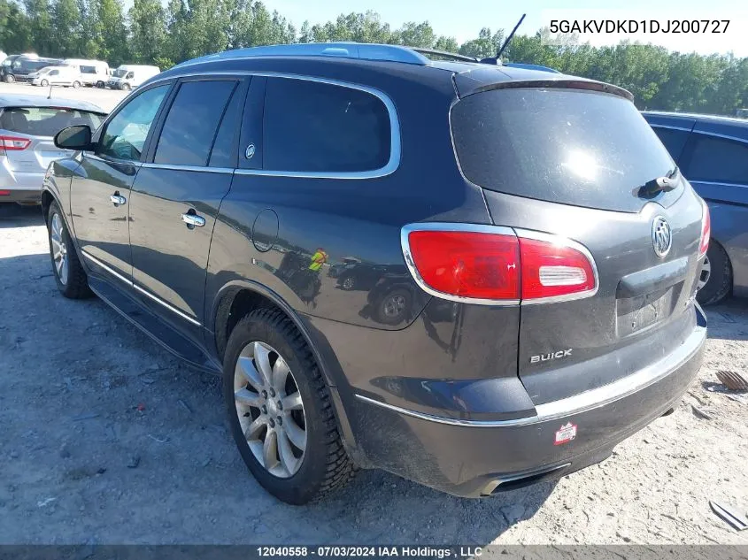 2013 Buick Enclave VIN: 5GAKVDKD1DJ200727 Lot: 12040558