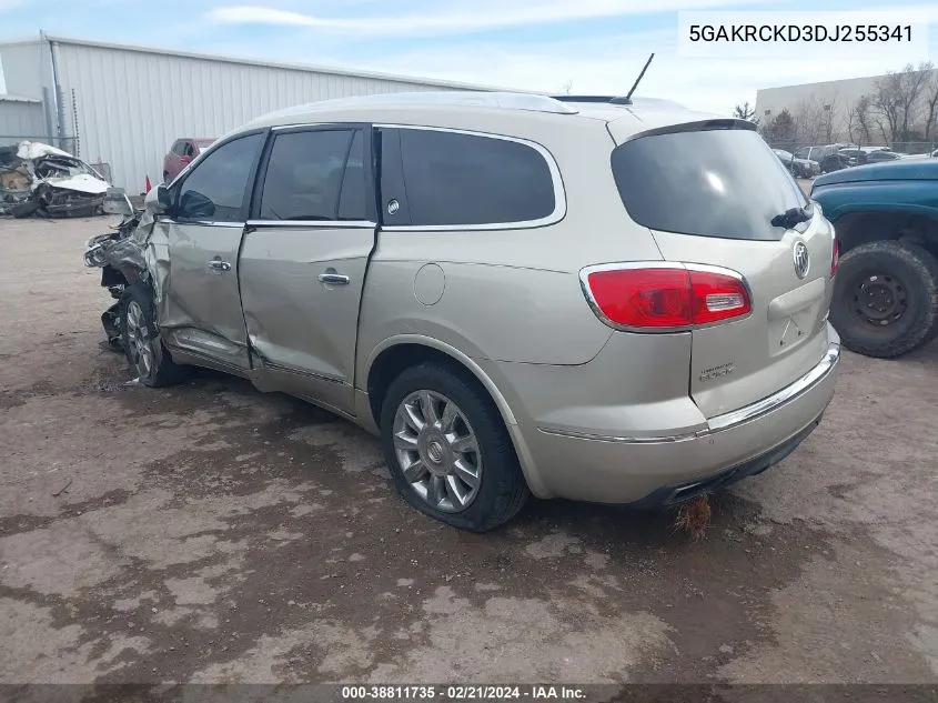 2013 Buick Enclave Leather VIN: 5GAKRCKD3DJ255341 Lot: 38811735