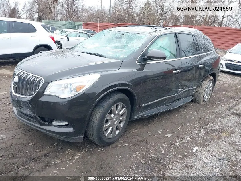 2013 Buick Enclave Leather VIN: 5GAKVCKD9DJ246591 Lot: 38893271