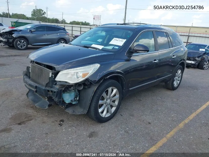 2013 Buick Enclave Leather VIN: 5GAKRCKD3DJ254786 Lot: 39867241