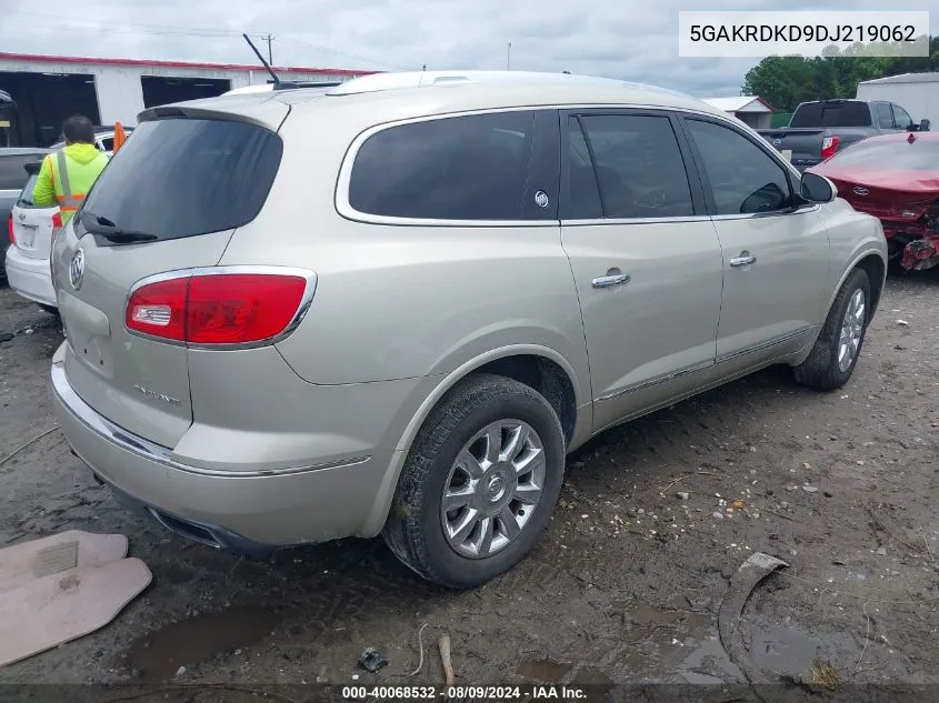 5GAKRDKD9DJ219062 2013 Buick Enclave Premium