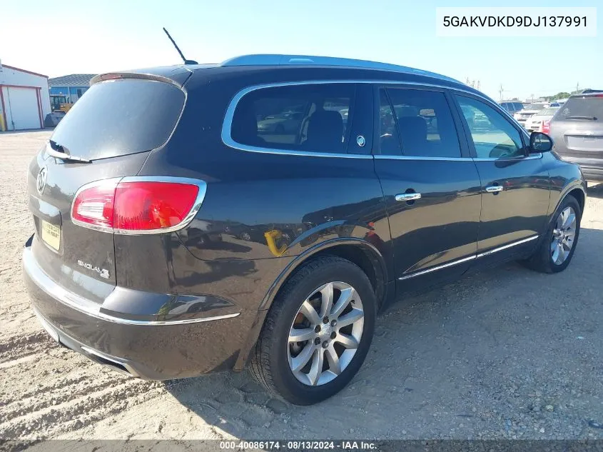 5GAKVDKD9DJ137991 2013 Buick Enclave Premium