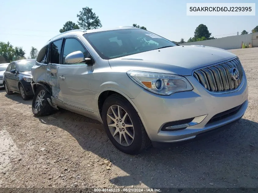 2013 Buick Enclave VIN: 5GAKRCKD6DJ229395 Lot: 40145225