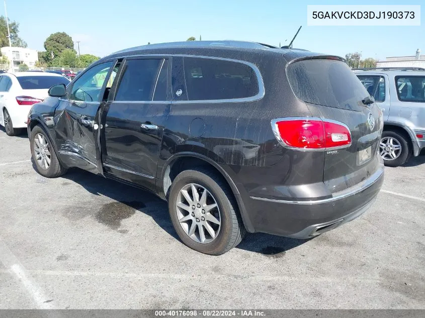 5GAKVCKD3DJ190373 2013 Buick Enclave Leather