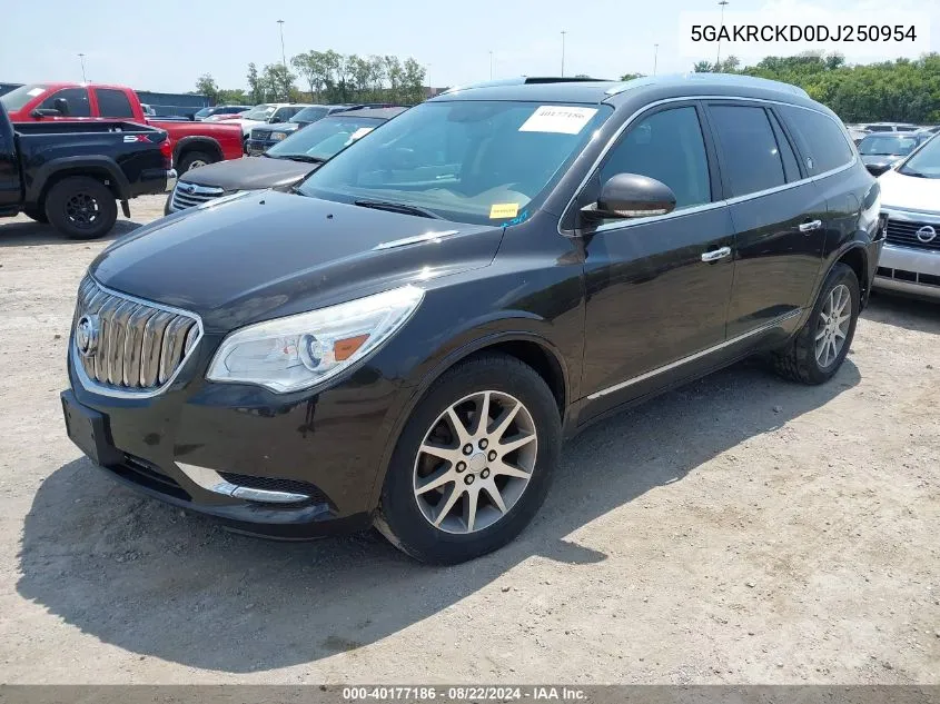 2013 Buick Enclave Leather VIN: 5GAKRCKD0DJ250954 Lot: 40177186