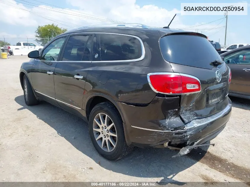 2013 Buick Enclave Leather VIN: 5GAKRCKD0DJ250954 Lot: 40177186