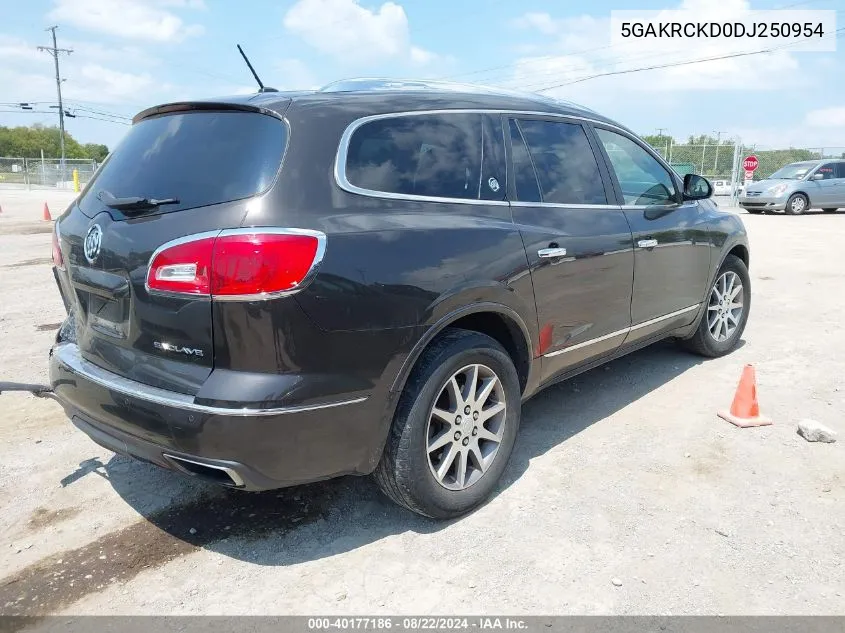 2013 Buick Enclave Leather VIN: 5GAKRCKD0DJ250954 Lot: 40177186