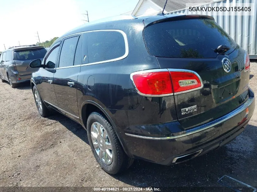 2013 Buick Enclave Premium VIN: 5GAKVDKD5DJ155405 Lot: 40194621