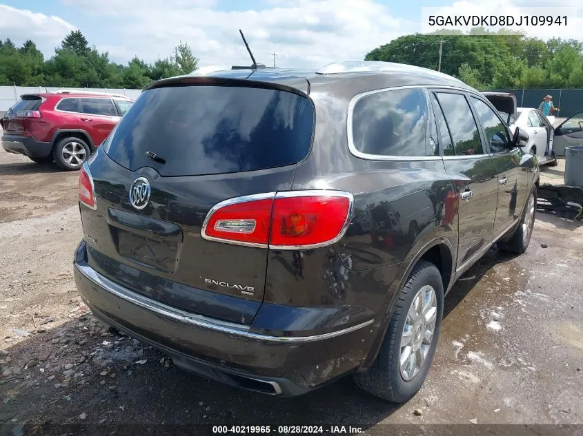 2013 Buick Enclave Premium VIN: 5GAKVDKD8DJ109941 Lot: 40219965