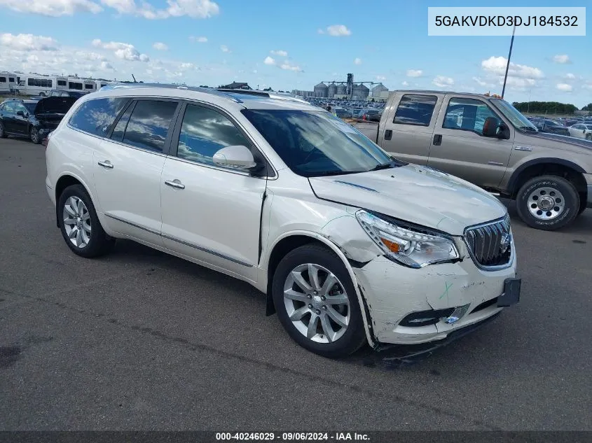 2013 Buick Enclave Premium VIN: 5GAKVDKD3DJ184532 Lot: 40246029