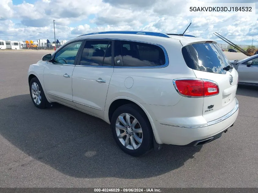 2013 Buick Enclave Premium VIN: 5GAKVDKD3DJ184532 Lot: 40246029