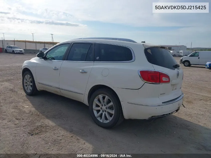 2013 Buick Enclave VIN: 5GAKVDKD5DJ215425 Lot: 40334996