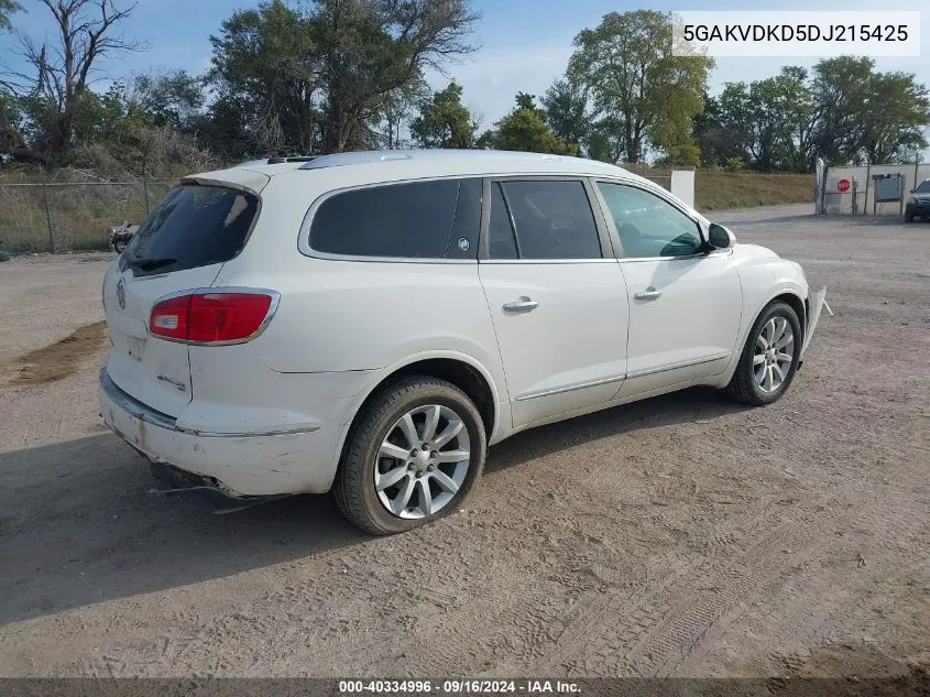 2013 Buick Enclave VIN: 5GAKVDKD5DJ215425 Lot: 40334996