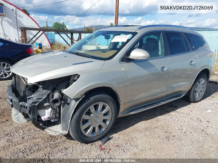 2013 Buick Enclave Premium VIN: 5GAKVDKD2DJ126069 Lot: 40381098