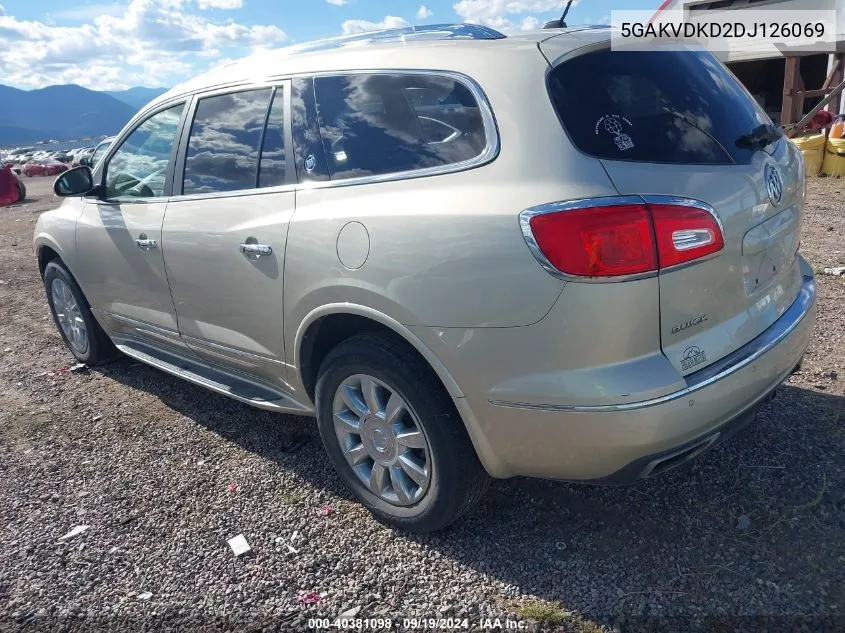 5GAKVDKD2DJ126069 2013 Buick Enclave Premium