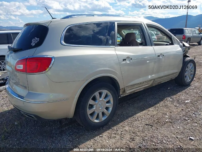 2013 Buick Enclave Premium VIN: 5GAKVDKD2DJ126069 Lot: 40381098