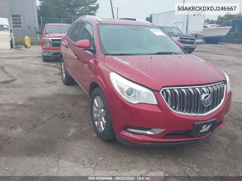 2013 Buick Enclave VIN: 5GAKRCKDXDJ246667 Lot: 40388646