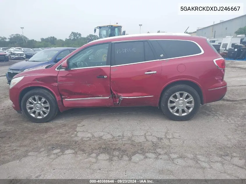 2013 Buick Enclave VIN: 5GAKRCKDXDJ246667 Lot: 40388646