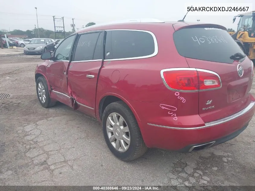 2013 Buick Enclave VIN: 5GAKRCKDXDJ246667 Lot: 40388646