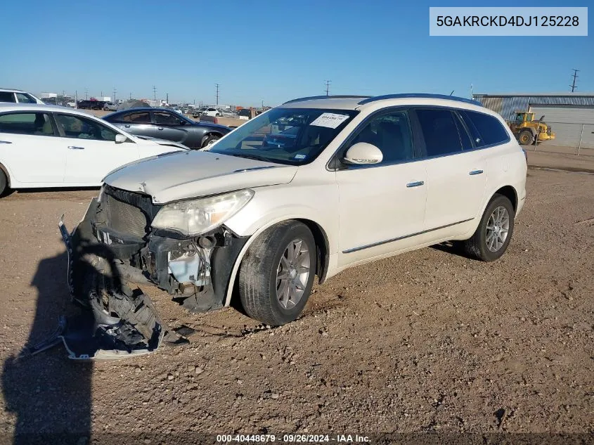 2013 Buick Enclave VIN: 5GAKRCKD4DJ125228 Lot: 40448679