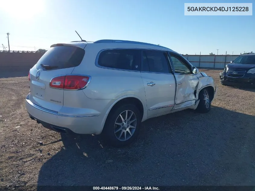 2013 Buick Enclave VIN: 5GAKRCKD4DJ125228 Lot: 40448679