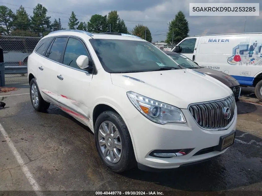 2013 Buick Enclave Leather VIN: 5GAKRCKD9DJ253285 Lot: 40449778