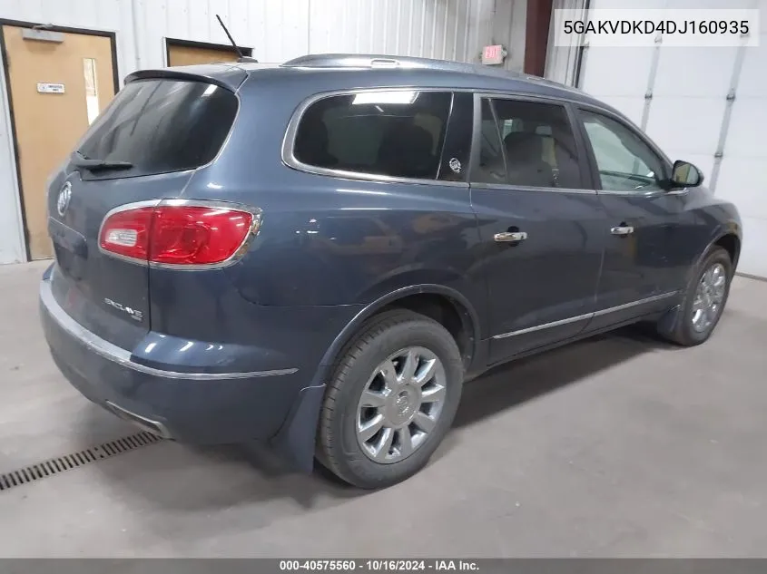 2013 Buick Enclave Premium VIN: 5GAKVDKD4DJ160935 Lot: 40575560