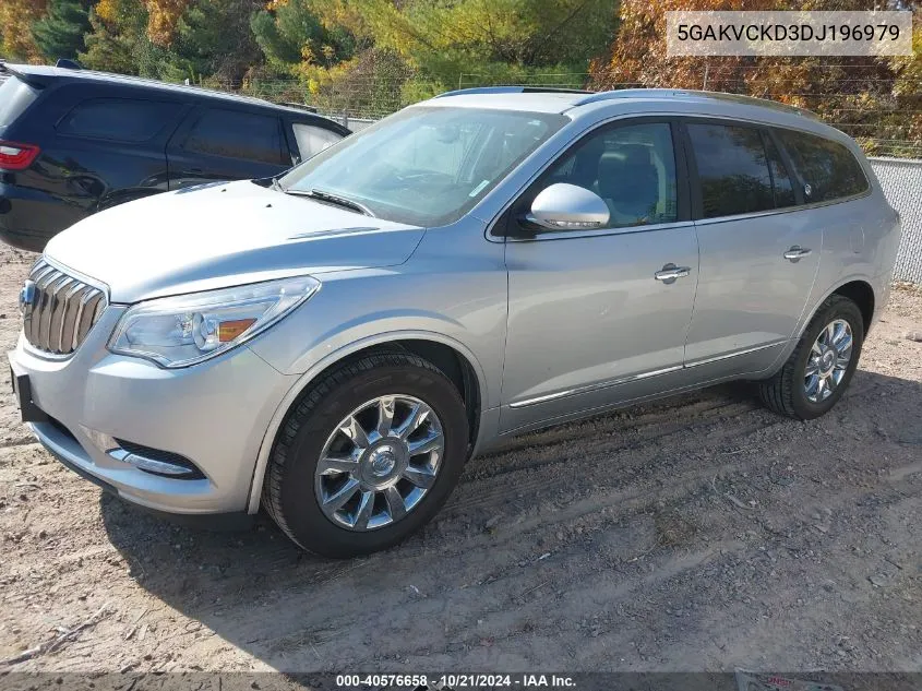 2013 Buick Enclave VIN: 5GAKVCKD3DJ196979 Lot: 40576658