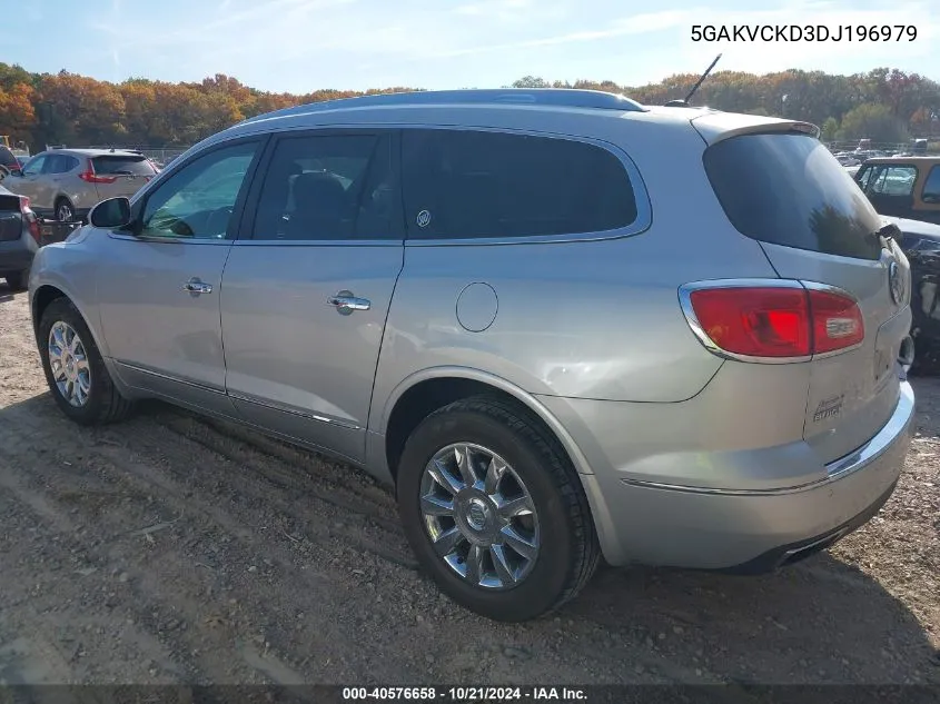 2013 Buick Enclave VIN: 5GAKVCKD3DJ196979 Lot: 40576658