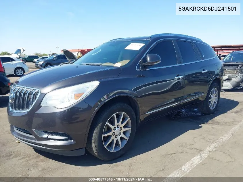 2013 Buick Enclave Leather VIN: 5GAKRCKD6DJ241501 Lot: 40577346