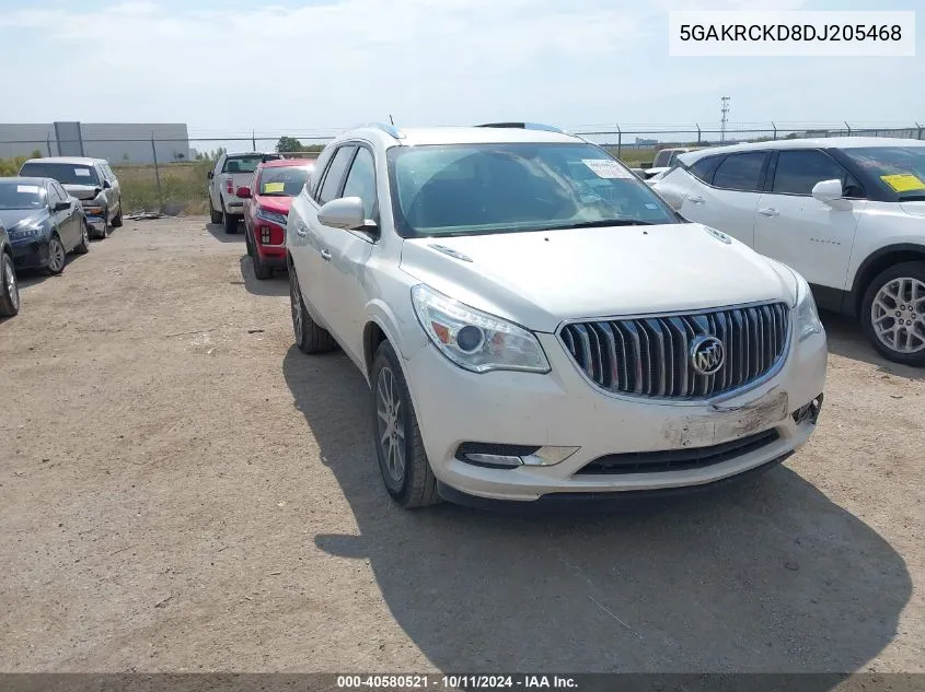 2013 Buick Enclave VIN: 5GAKRCKD8DJ205468 Lot: 40580521