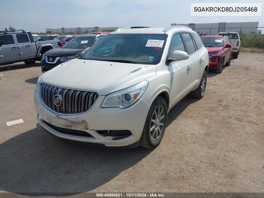 2013 Buick Enclave VIN: 5GAKRCKD8DJ205468 Lot: 40580521