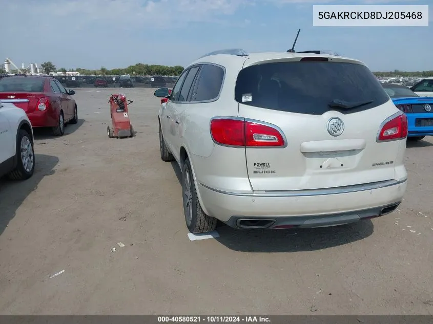 2013 Buick Enclave VIN: 5GAKRCKD8DJ205468 Lot: 40580521