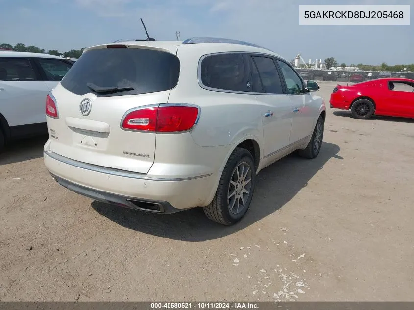 2013 Buick Enclave VIN: 5GAKRCKD8DJ205468 Lot: 40580521