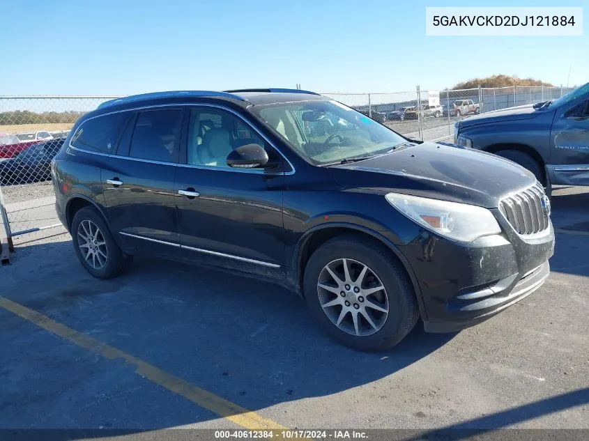 2013 Buick Enclave Leather VIN: 5GAKVCKD2DJ121884 Lot: 40612384