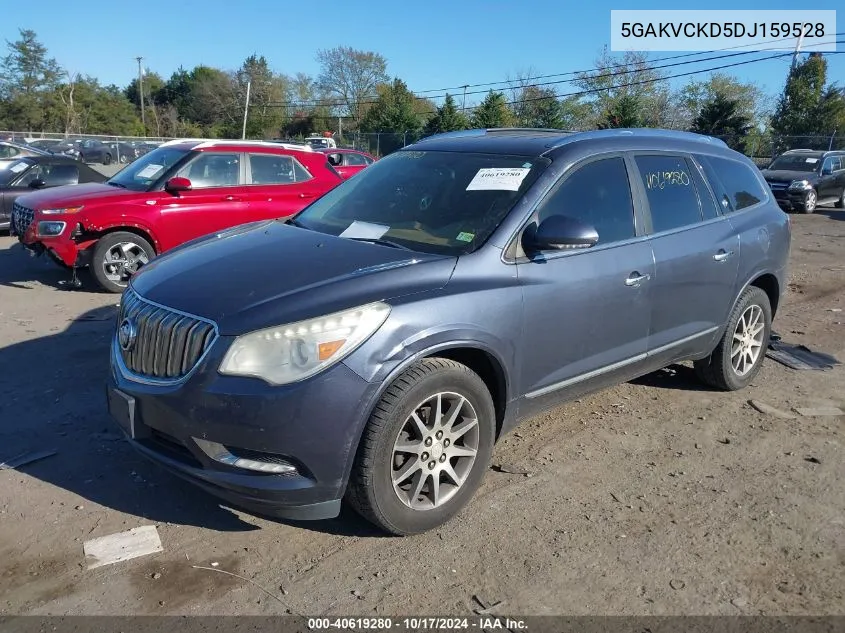 2013 Buick Enclave Leather VIN: 5GAKVCKD5DJ159528 Lot: 40619280