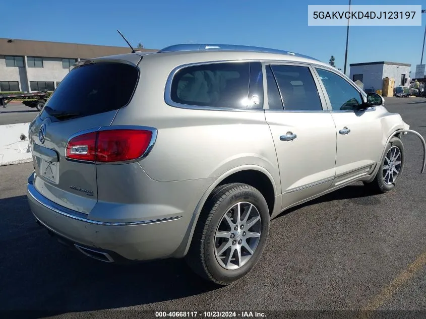 2013 Buick Enclave Leather VIN: 5GAKVCKD4DJ123197 Lot: 40668117