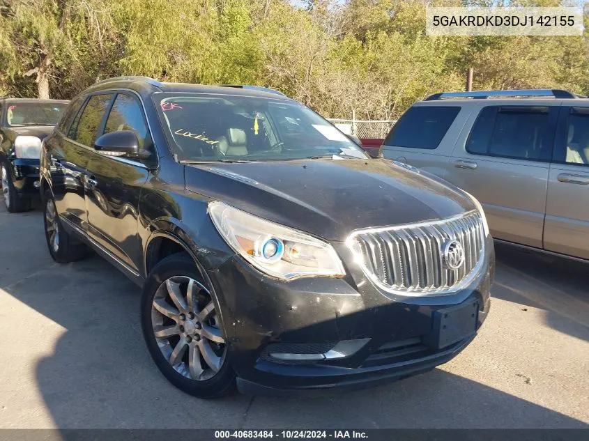 2013 Buick Enclave Premium VIN: 5GAKRDKD3DJ142155 Lot: 40683484