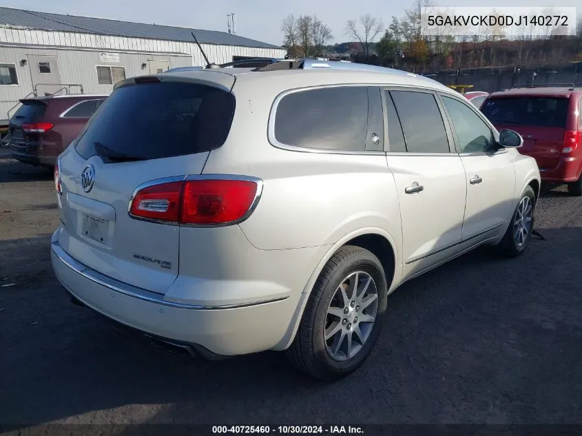 2013 Buick Enclave Leather VIN: 5GAKVCKD0DJ140272 Lot: 40725460