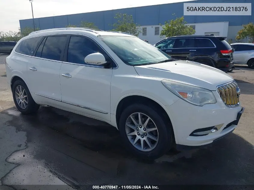 2013 Buick Enclave Leather VIN: 5GAKRCKD2DJ218376 Lot: 40770947