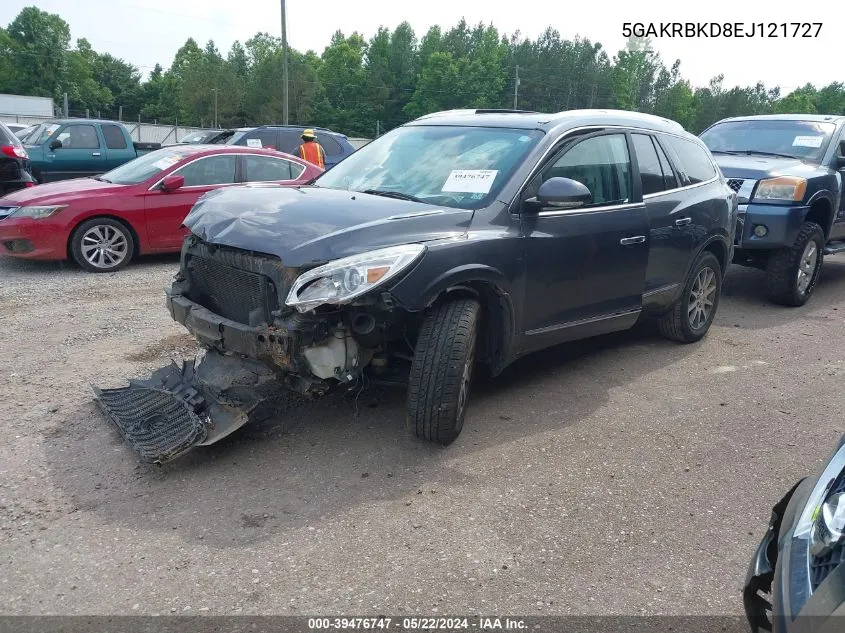 2014 Buick Enclave Leather VIN: 5GAKRBKD8EJ121727 Lot: 39476747