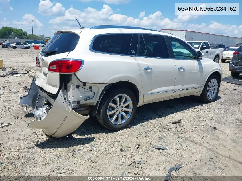 2014 Buick Enclave Premium VIN: 5GAKRCKD6EJ234162 Lot: 39841371